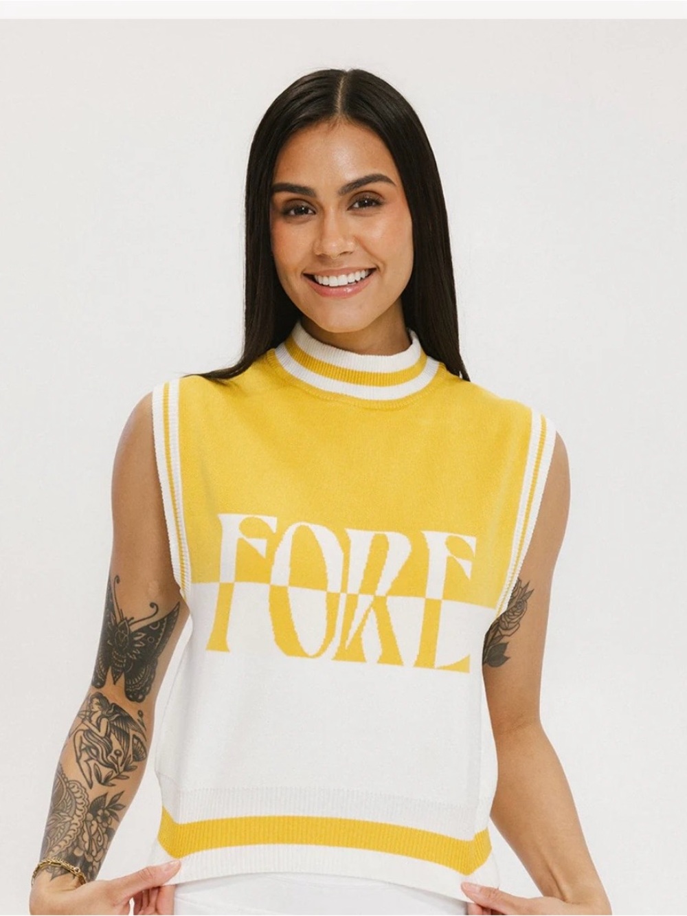 Fore All woman’s sleeveless sweater vest